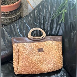 1980’s Vintage woven handbag